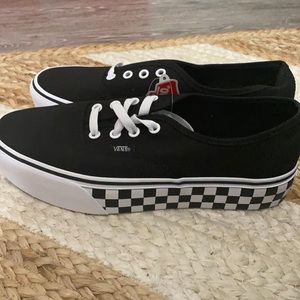 BRAND NEW Checkered Vans